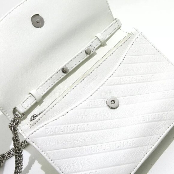 BALENCIAGA - White Leather Other Style Wallet 685-012125 - Picture 7 of 9